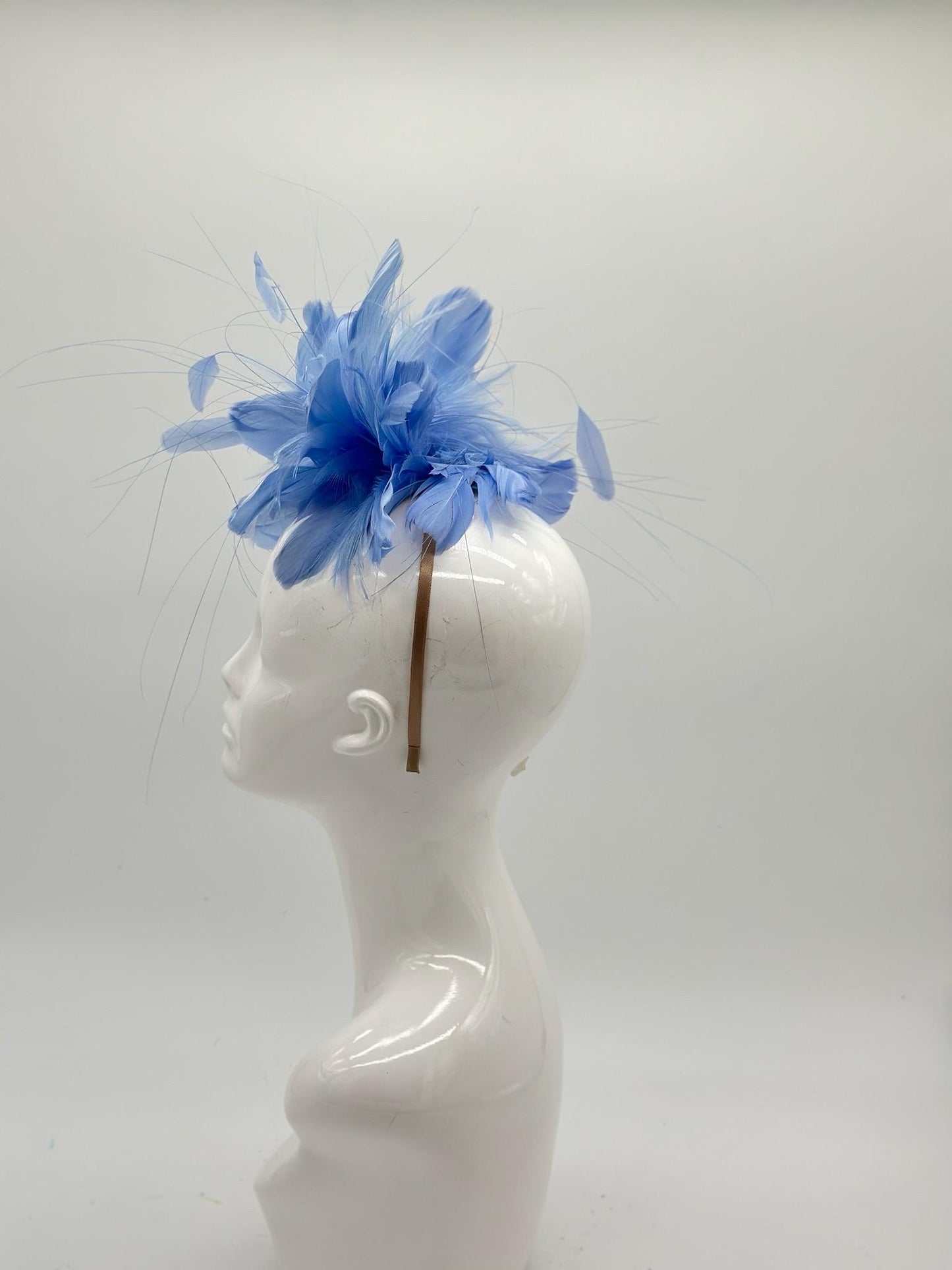 Blue Derby Fascinator, Kentucky Derby Hat Alternative, Kentucky derby hat (SILVER LINE, multiple color options available) )